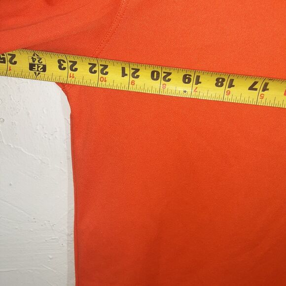 NIKE Golf Dri Fit Fergs Live Golf Polo Shirt Mens L Orange - Picture 7 of 8